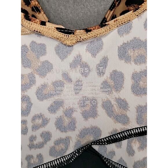 Summersalt The Perfect Wrap One Piece Womens 14 Leopard Swimsuit Bathing Suit - Picture 9 of 10